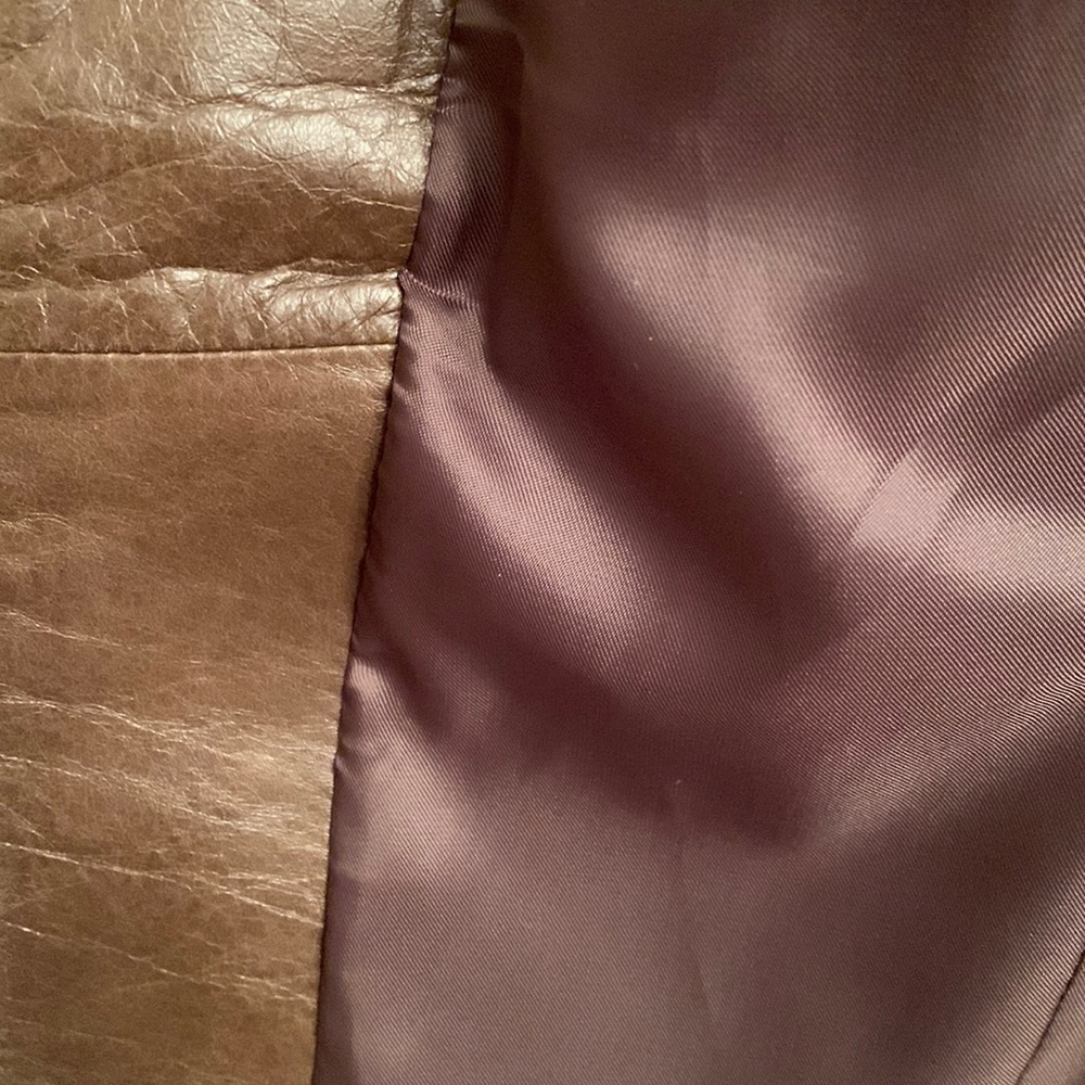 Women’s Classiques Olive Green Leather Jacket - Picture 5 of 5